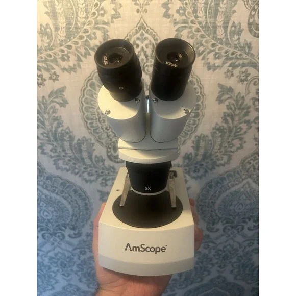 AmScope 20X-40X Binocular‎ Stereo Multi-Use Inspection Microscope All Ages New